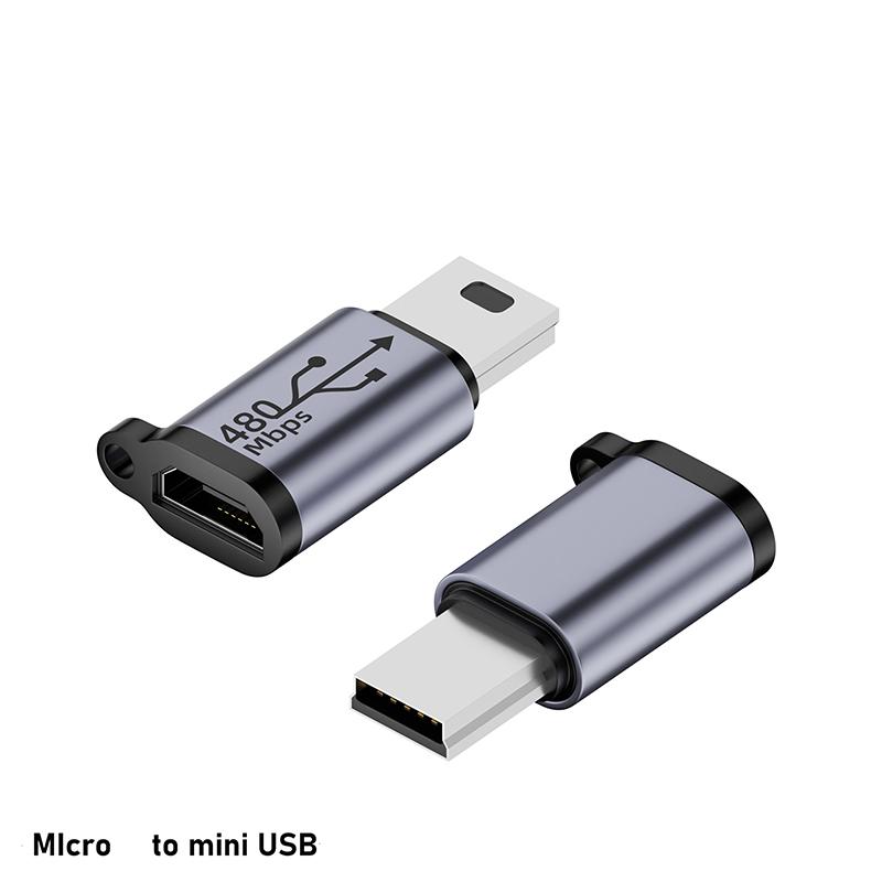 1 шт. USB-C в Micro Usb Mini Usb адаптер Type-C Female в Micro Usb Male конвертер для телефона планшета камеры зарядного адаптера