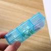 Portable Travel Pill Box Cases Organizer 3 Grid Medicine Box For Morning Middle And Evening Medication Tablets Mini Storage Box