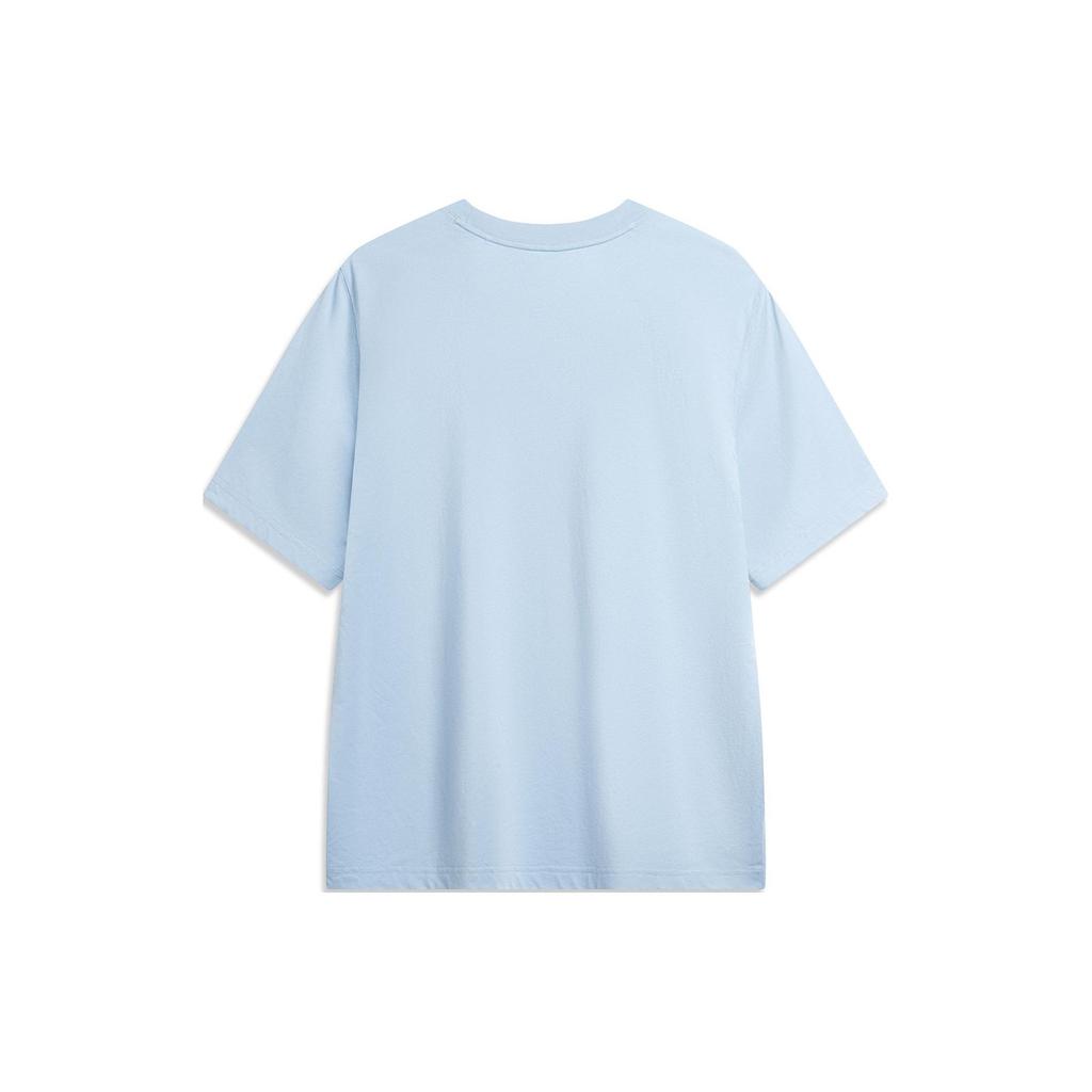 Футболка Li Ning China Color Series с круглым вырезом и коротким рукавом, мужская, лунно-белая, AHSU297-9