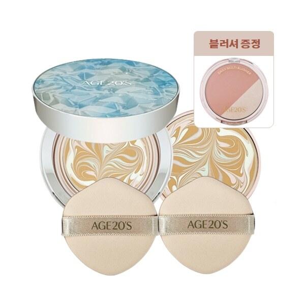 AGE20s Пакет Aura Essence Cover Основной продукт + Сменный блок + Румяна