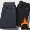 Winter Men's Casual Loose Corduroy Sweatpants with Plus Velvet Lining