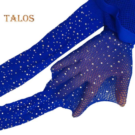 Women Sexy Pantyhose Shiny Rhinestone High Elasticity Anti-slip Ultrathin See-through Hollow Out Fishnet Soft Skinny Party Club Pantyhose