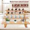 3/5-Layer Wooden Riser Display Shelf Versatile Display Stand for Dessert Cupcake Jewelry Dolls Collectibles Display Decoration