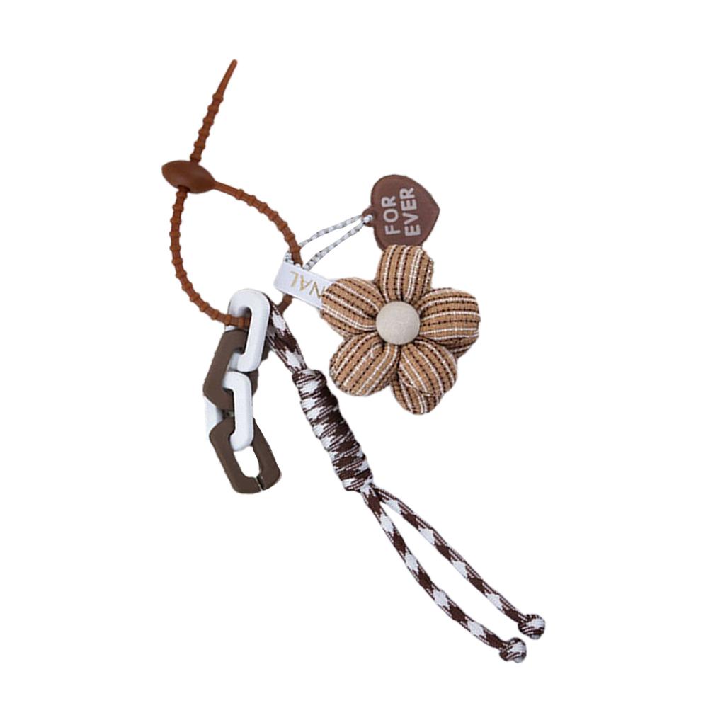 Элегантный дизайн с цветами, держатель для ключей, украшение для сумки, стильный брелок для сумки, подвеска для рюкзака, украшение для модных леди