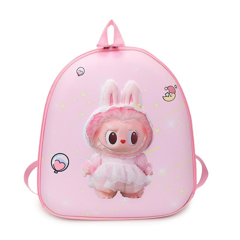 Детский школьный рюкзак Мультяшный рюкзак из ЭВА с жестким корпусом Labub для мальчиков и девочек Рюкзак большой вместимости