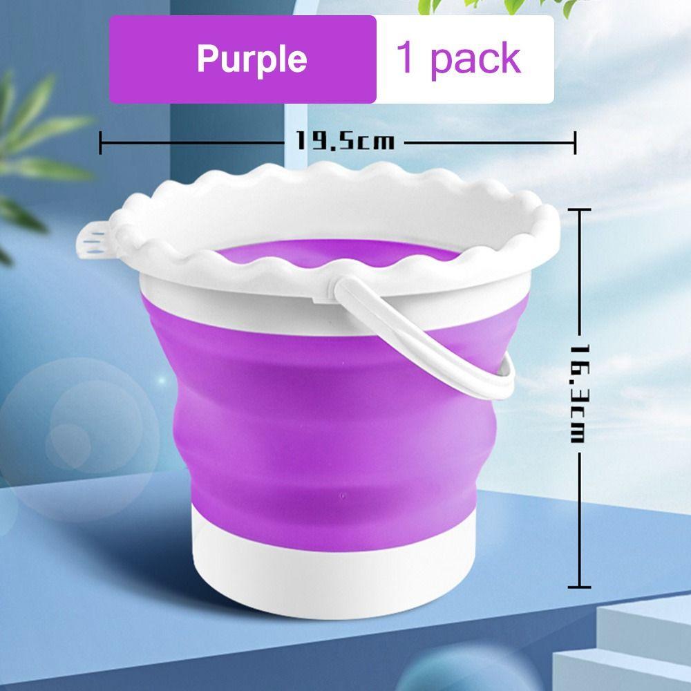 Portable Paint Brush Washing Bucket Silicone Paint Brush Washer Wash Pen Bucket Students