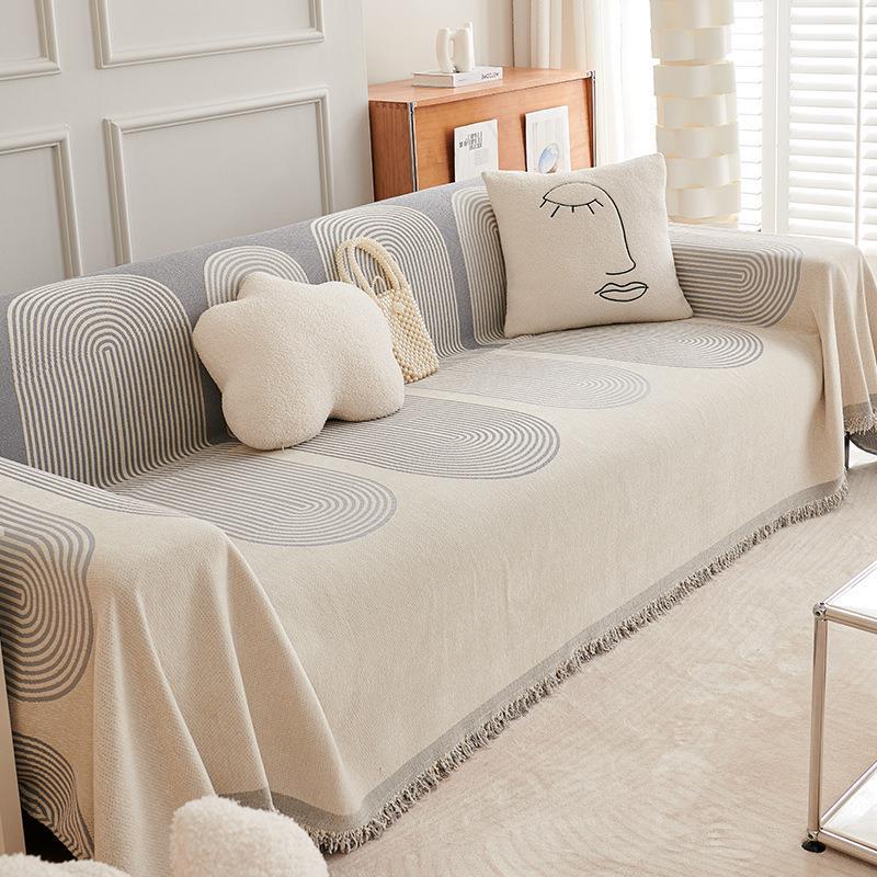 New Sofa Towel Universal All-inclusive Sofa Cover Cover Simple Full Cover Sofa Blanket Cushion.