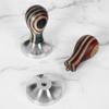 Detachable Colorful Wooden Handle Coffee Tamper Thread/Flat Bottom Coffee Distributor  Cafe