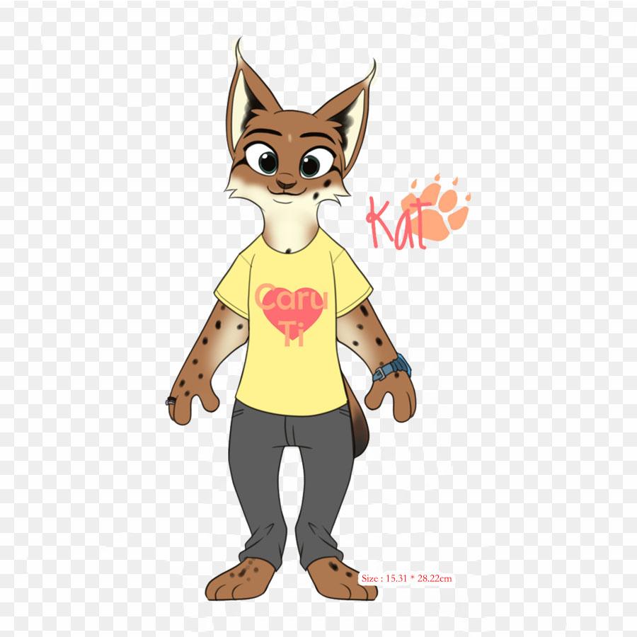 Cat Nick Wilde Canidae Iron On Heat Transfer Printing Vinyl Patches Sticker for Clothes DIY Appliques Washable Patches