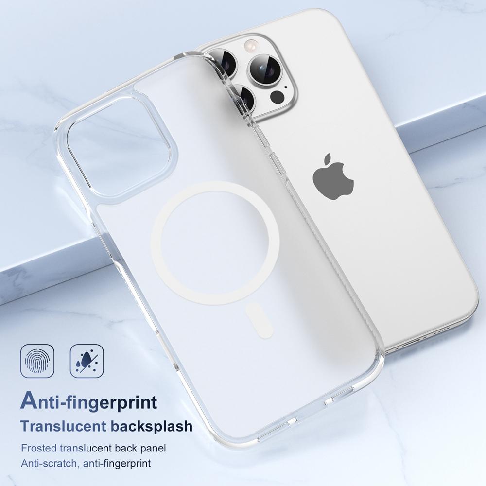 KEYSION Чехол с сенсорной кнопкой управления камерой для iPhone 16 Pro Max 16 Plus для беспроводной зарядки MagSafe, матовый прозрачный чехол
