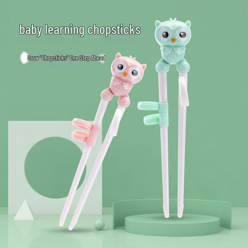 Tiger's Mouth Children's Training Chopsticks: Cartoon Design for Kids' Learning and Practice