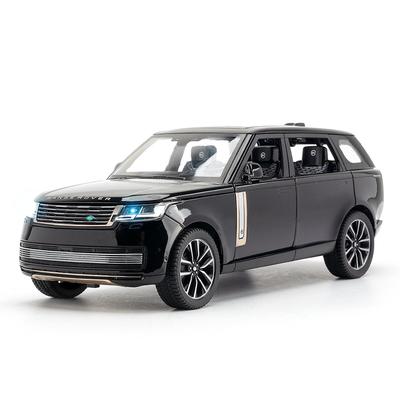 Масштаб 1/24 Land Rover Range Rover SV2022 Модель автомобиля Украшения, В коробке Внедорожник Модель внедорожника Симуляция Звук и свет Детская игрушечная машинка Подарок