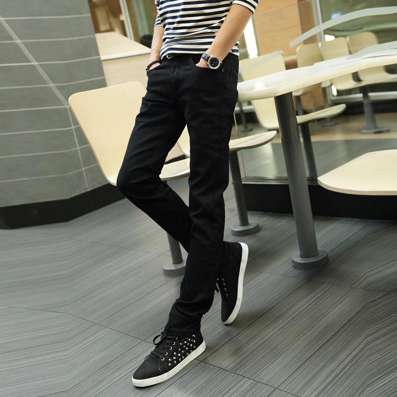 Jeans Cod Black Pants Pants Korean Casual Pants Men 2018 New Hot Fashion