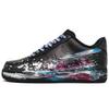 Air Force 1 Износостойкие Износостойкие Низкие Кеды для Скейтборда Унисекс Черно-Синие CW2288-001(Команда400-)