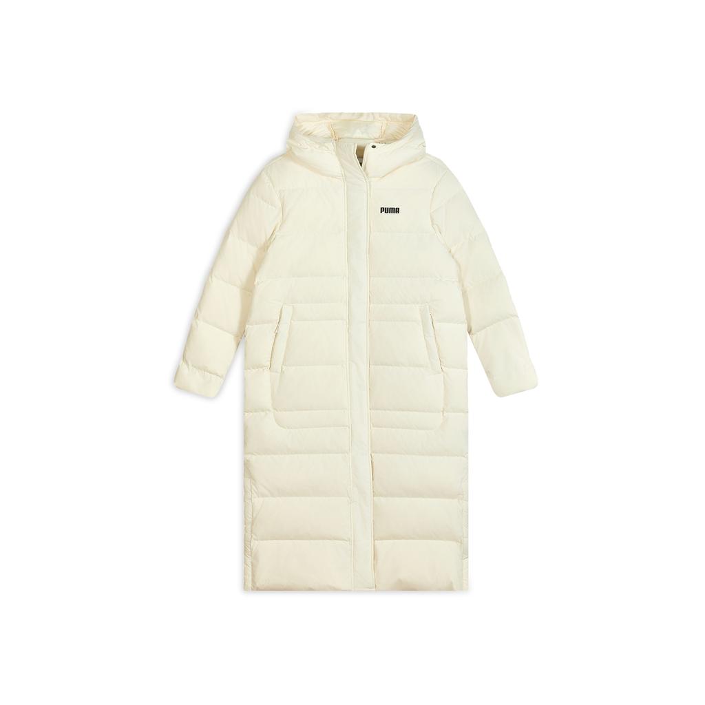 Puma FW25 Длинный пуховик с капюшоном Warmcell Теплый Ветрозащитный Водонепроницаемый Длинное пальто из утиного пуха Женская верхняя одежда 692775-57