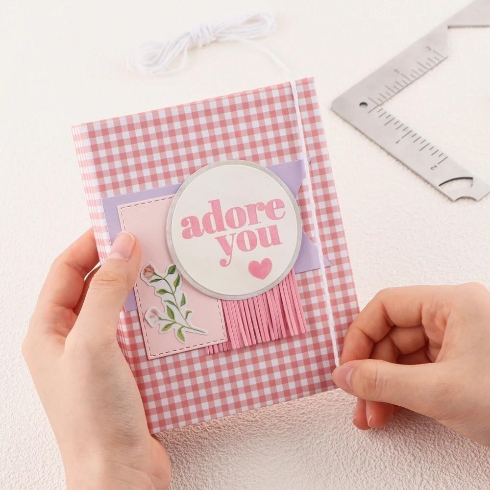 5-in-1 Book Cover Guide Stainless Steel Gauge Ruler Durable Marking Tool