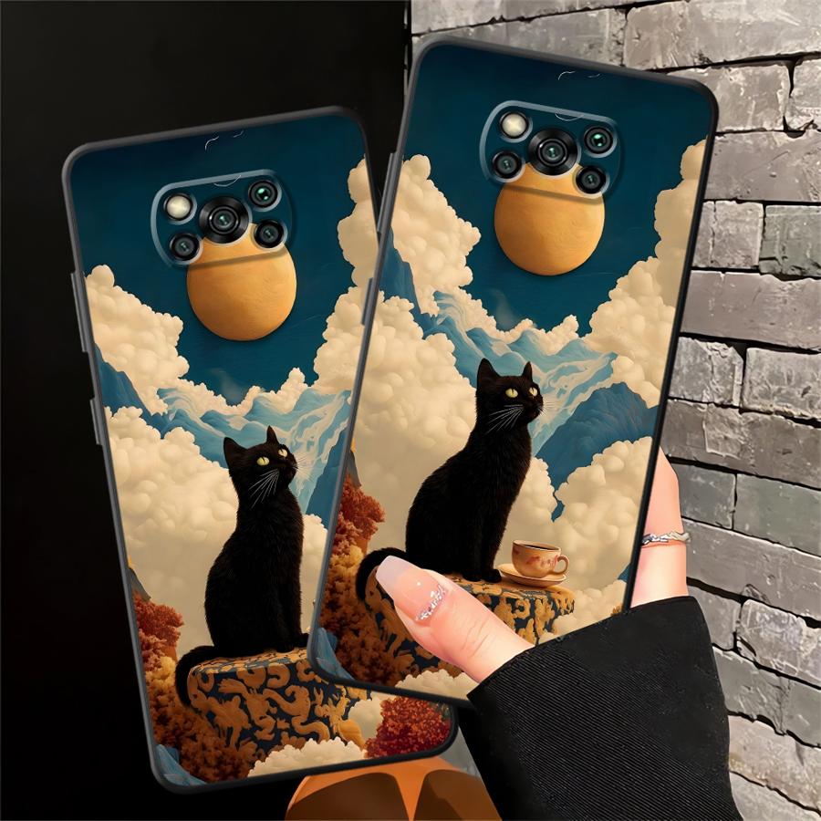 Мультяшная Утка Кошка Чехол для Телефона для Xiaomi Poco F8 X3 X4 X5 X7 Pro C61 F1 M5 C71 M3 M4 M7 C75 C50 F3