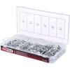 Assortiment de rivets - KSTOOLS - 400 pcs - Acier - Coffret plastique - 970.0150
