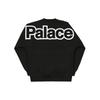 Palace FW21 Word Logo Print Круглый вырез толстовка унисекс топы черный P20CS016