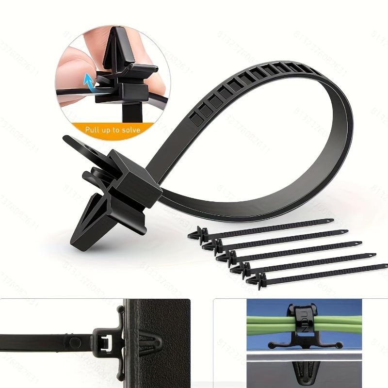 415pcs Car Push Retainer Clips Kit - Plastic Door Panel Fasteners, Fender Bumper Clips Most Popular Sizes