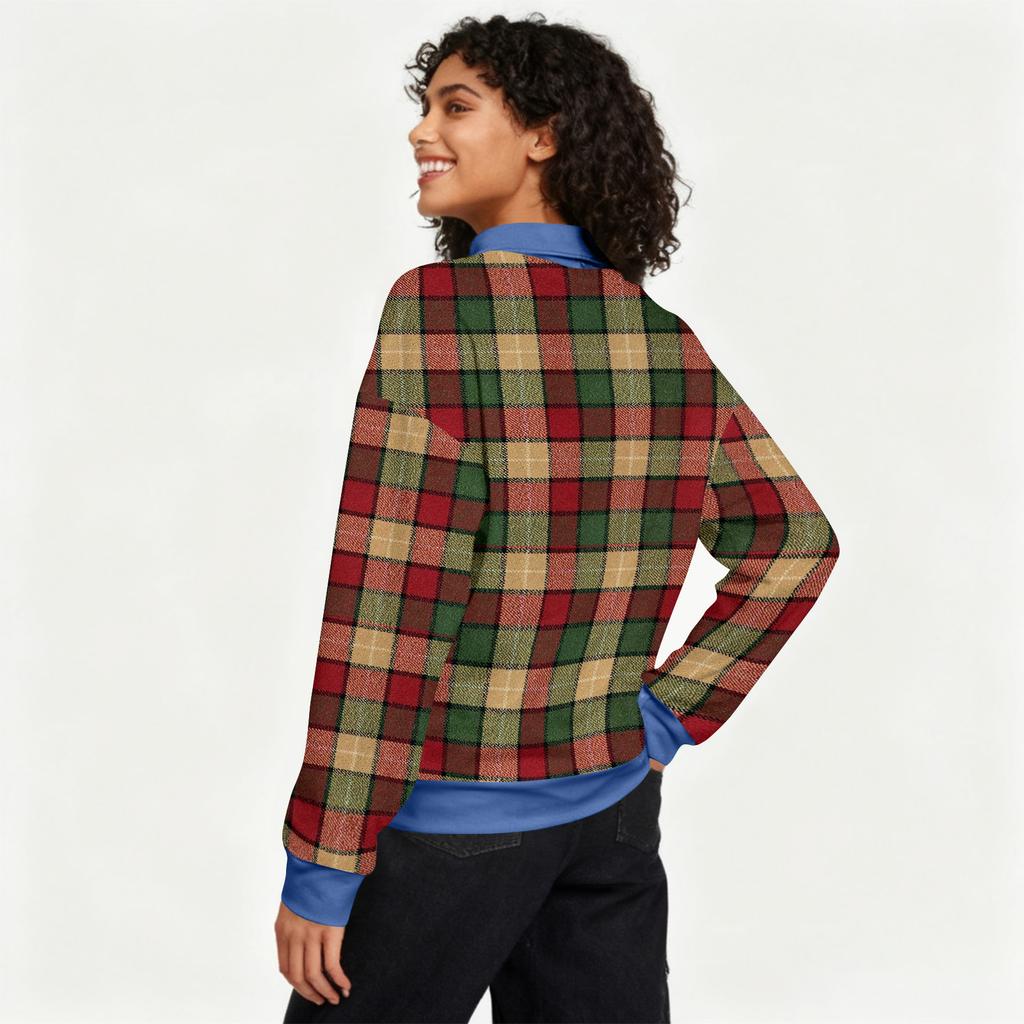 Women's Fashion Christmas Printed Long-Sleeve Pullover Top