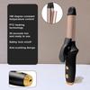Cordless Hair Curling Iron 3 Temperature Adjustable Rechargeable Fast Heating Hair Curler Straightener Portable Electric Curling Wand Women