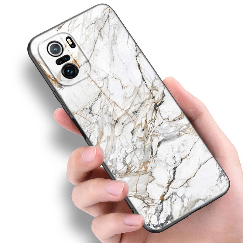 Черный и белый мраморный чехол для телефона Xiaomi Redmi Note 5 6 9T K20 K40 K50 Pro 7A 8A 9A 9C 9i 10A 10C A1 S2 мягкий черный чехол из ТПУ