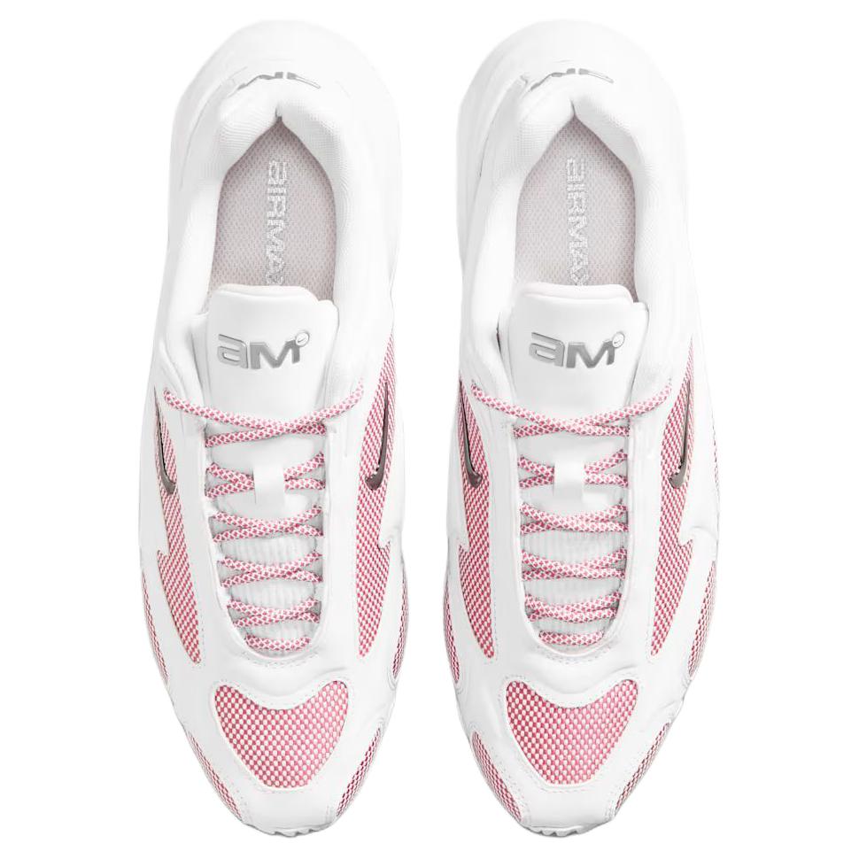 Nike Air Max Muse Удобная посадка Дышащие Повседневная обувь Женская кроссовка Белый Красный II6282-101
