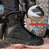 TUINANLE Men Work Boots Autumn Outdoor Hiking Boots Lace Up Mountaineering Shoes Breathable Hunting Training Boot High-top