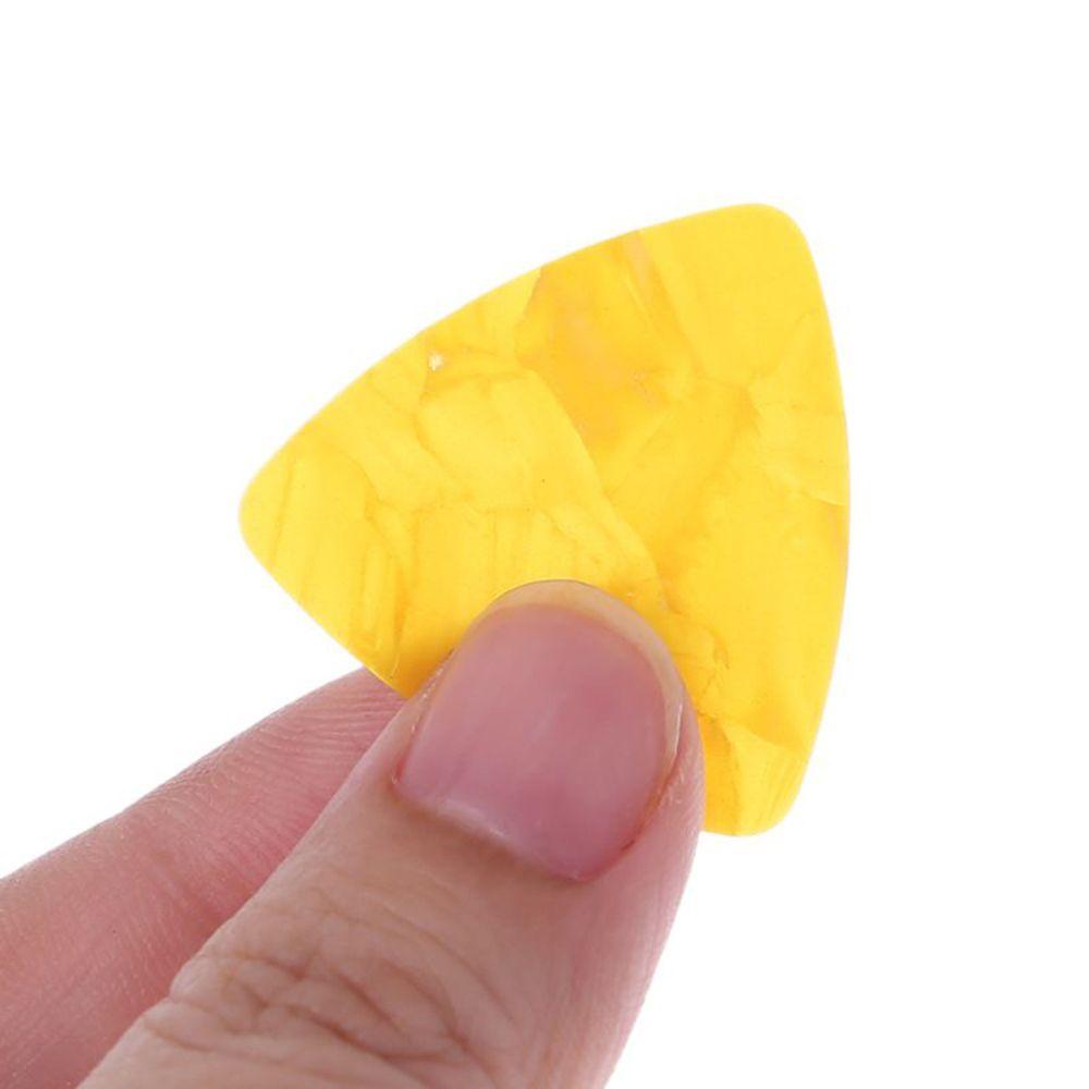 10pcs 0.46mm Instruments Antislip Guitar Pick Plectrum Guitar Accessories Celluloid