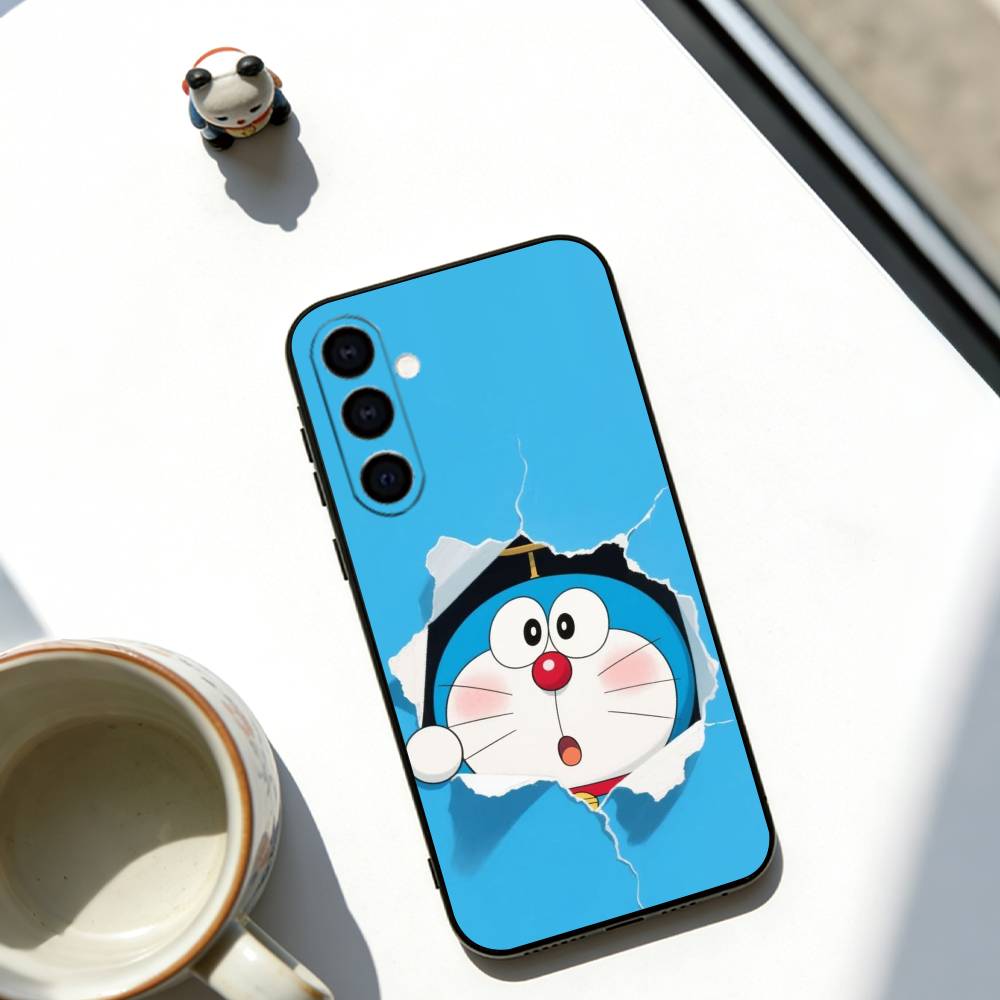 Doraemon Phone Case Soft black For Samsung Galaxy A73,A72,A71,A70,A53,A52,A51