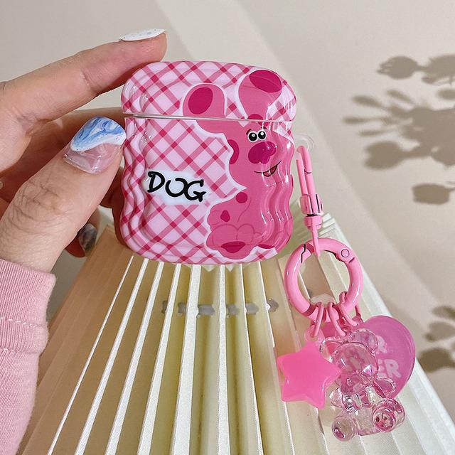 Чехол для наушников INS Heart Windmil для AirPods AirPod 2 3, чехол с милым медведем и разноцветными бусинами, подвеска, мягкий силиконовый чехол для AirPods Pro