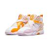 Air Jordan 8 Retro PS Light Arctic Pink Kids Sneakers Orange-Pearl White University-Gold 580529-816