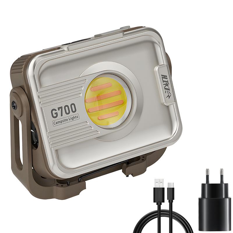 New Powerful LED Camping Lamp 6000mAh Rechargeable with Infinite Dimming Handheld Work Light Outdoor Portable Camping Tent lamp