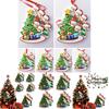 Beautiful Resin Christmas Tree Hanging Ornaments For Family Of 2-7 People
