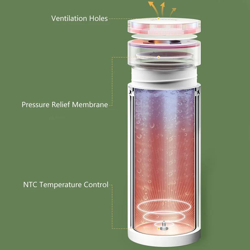 110 В 220 В интеллектуальный цифровой дисплей электрический термос для кипячения воды бутылка для путешествий портативный нагревательный чайник герметичная термокружка