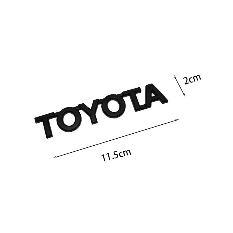 ACH1 3D Rear Trunk Emblem for Toyota RAV4 Corolla Camry Prado GT86 Crown REIZ CHR Avalon Hilux Tacoma Car Logo Car Accessories