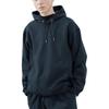 Uniqlo FW23 Серия U Однотонный Вязаный Худи с Длинным Рукавом Мужской свитшот Сине-Зеленый 461550-67