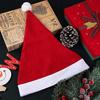 Felt Santa Claus hat, red hat, Christmas hat