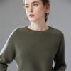 Fanzhen Women's Round Neck Cashmere Blend Sweater