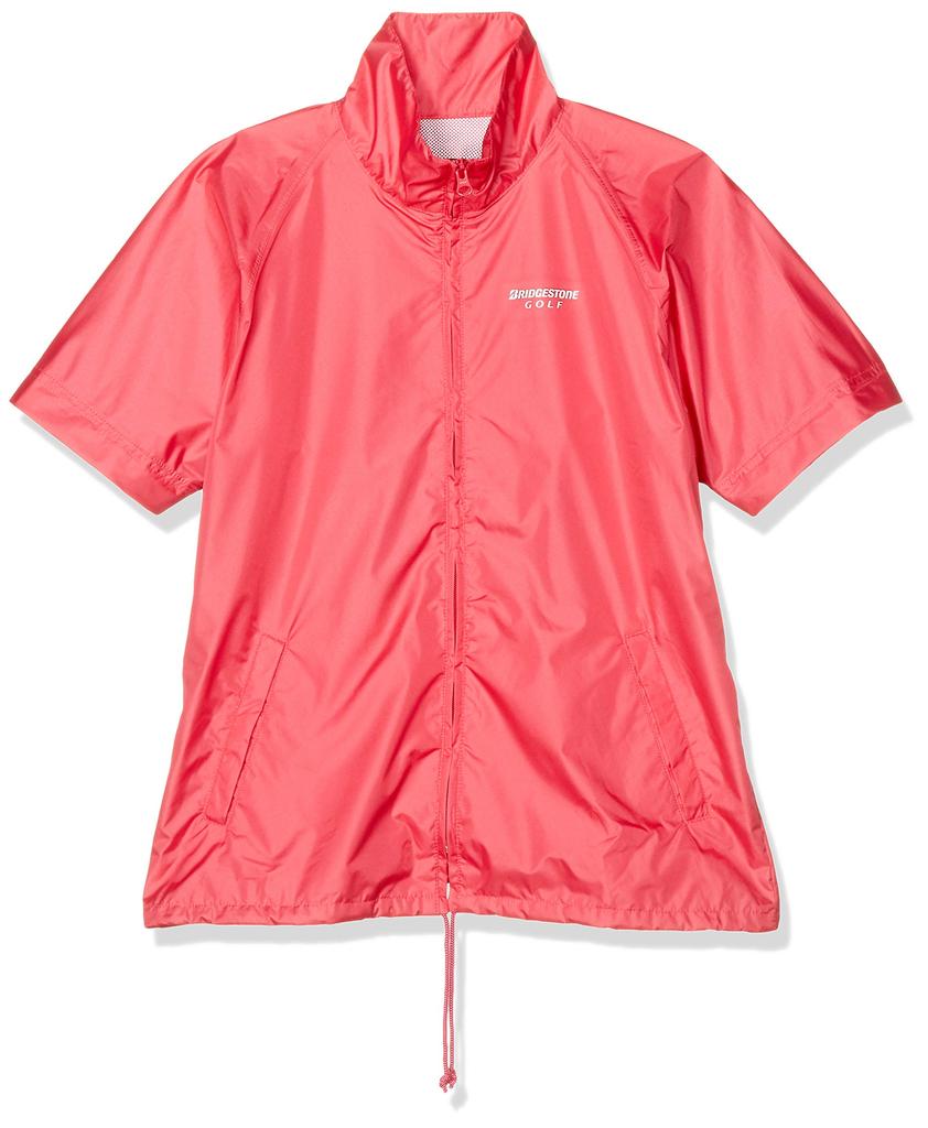 Bridgestone Golf TOUR B Women's Rainwear Set (Top and Bottoms), 80G51, Pink, Size L (Equivalent To Japanese Size L)