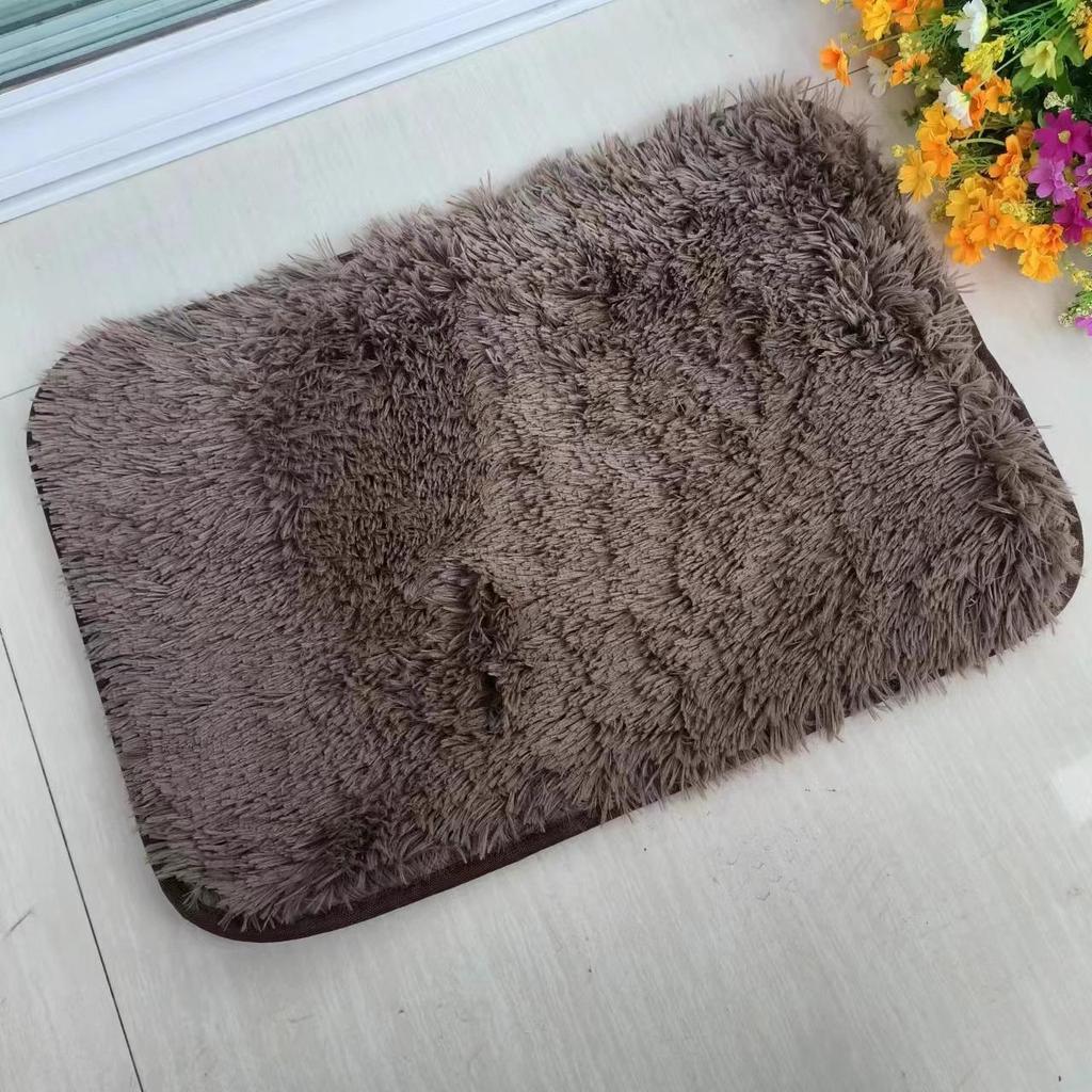Толстый ковер с длинным ворсом в скандинавском стиле: Коврик с полным покрытием для гостиной, спальни или прикроватной тумбочки - грязеотталкивающее одеяло.