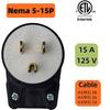 Nema 5-15P 15А 125В, США Канада Вилка DIY Перезаполняемый 12 Направлений Регулируемая Сборка 90 Градусов AC Разъем (3 УПАКОВКИ)