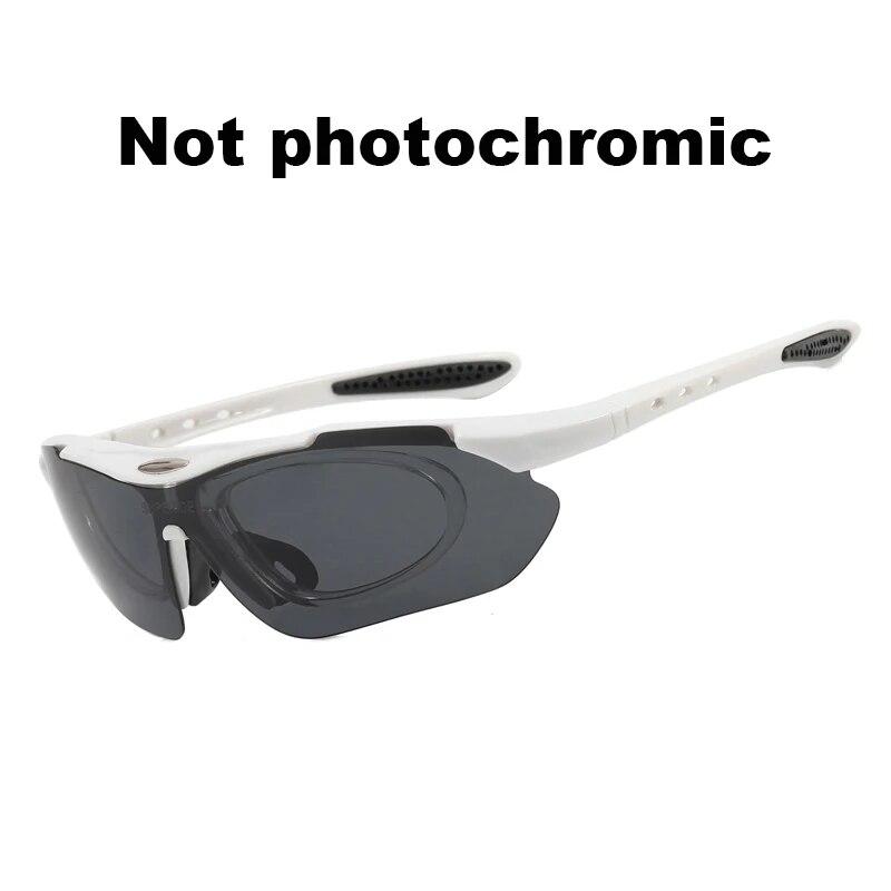 Фотохромные солнцезащитные очки для бега и велоспорта, мужские и женские велосипедные очки с оправой для близорукости, поляризационные очки для шоссейного велосипеда, MTB
