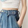 Японский Декоративный Пояс Без Пряжки Невидимый Пояс Женские Джинсы