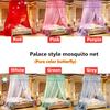НОВЫЙ кружевной купол принцессы, кровать с балдахином от насекомых, сетчатая занавеска, элегантная круглая москитная сетка, бытовая большая кровать, постельные принадлежности, удобный сон