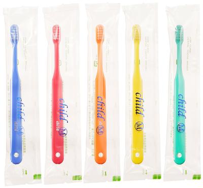 Зубные щетки Fukuda Brush Kogyo для детей, сделано в Японии (Обычный), Упаковка 20 штук,