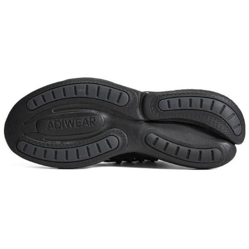 Adidas Alphaboost V1 Модные Удобные Амортизирующие Прочные Дышащие Кроссовки с Низким Верхом для Бега Мужские Кроссовки Черные IG3073