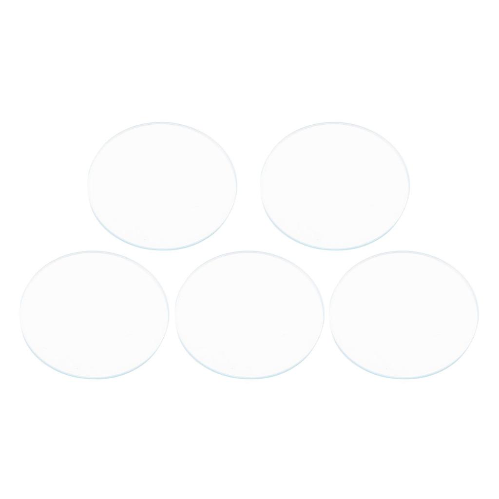 5PCS Round 37/38/39MM Flat Watch Crystal Lens Glass Replacement Parts Tool 39MM