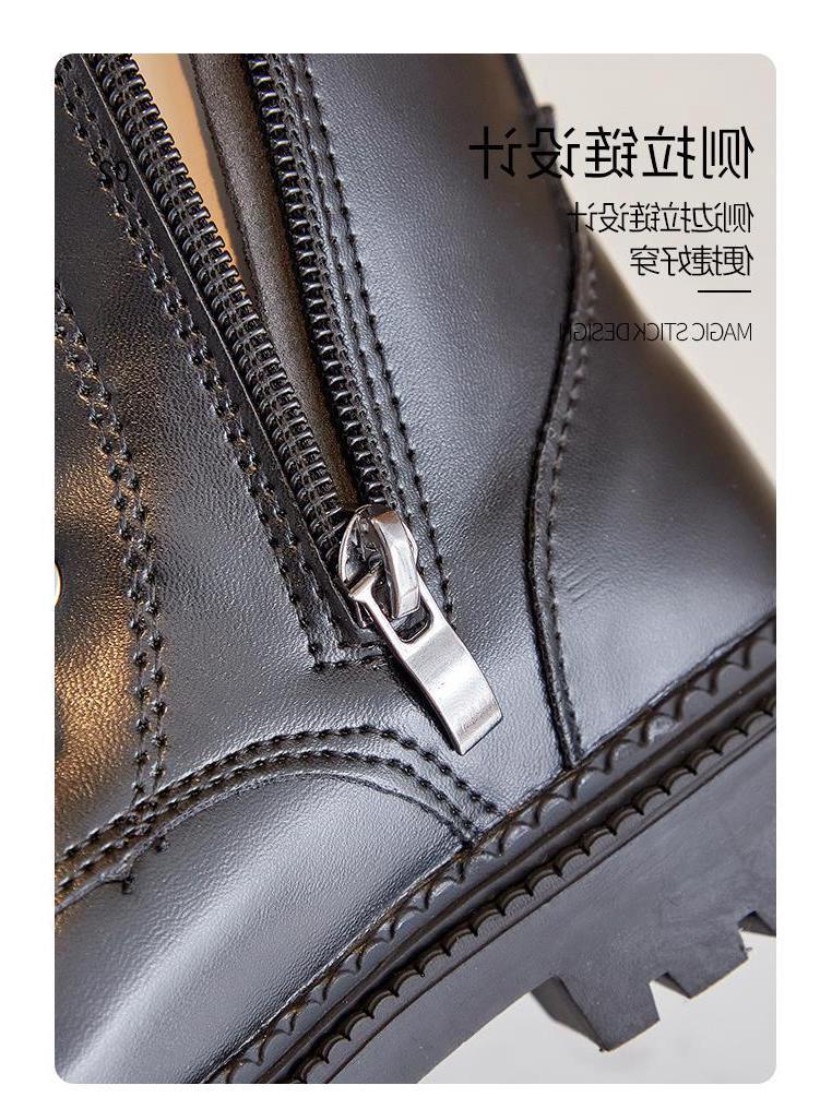 Girls' High-Top Princess Boots: Fashion Show Performance Simple Long Boots